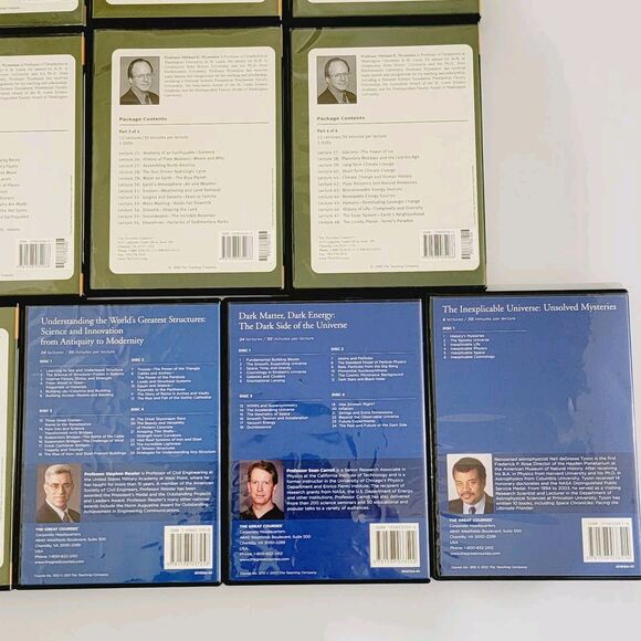 The Great Courses DVDs Science & Math DVD The Teaching Company Large Lot Of 13 - Picture 10 of 14
